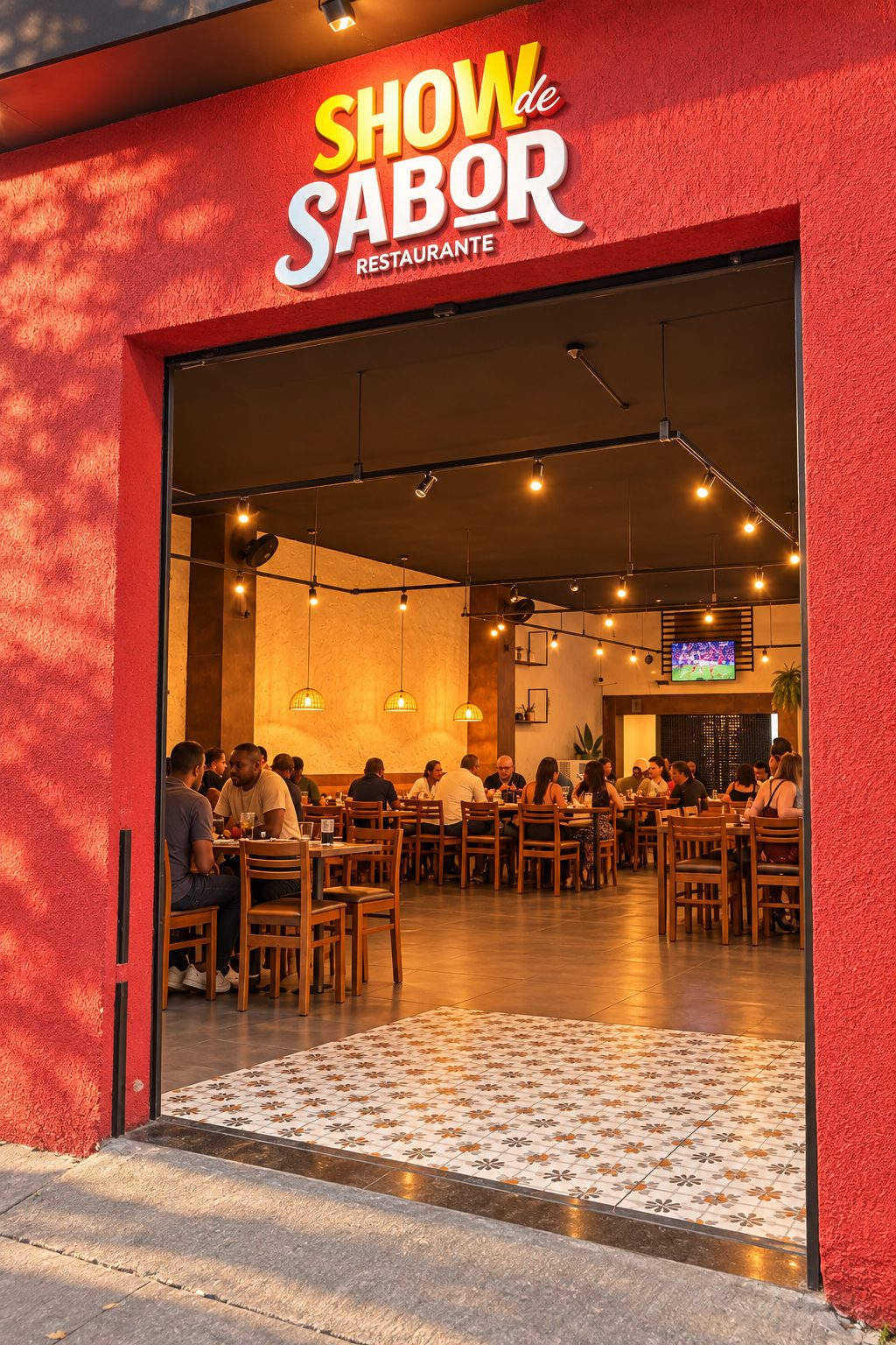 Entrada do Show de Sabor Restaurante